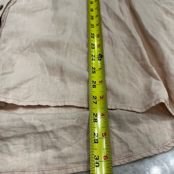 Free People Keep It Simple Oversized Button Down Shirt Shell Pink Size Medium - Picture 12 of 14